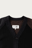 MM6 Maison Margiela - Two-Tone Cardigan - Black/Brown - Canoe Club