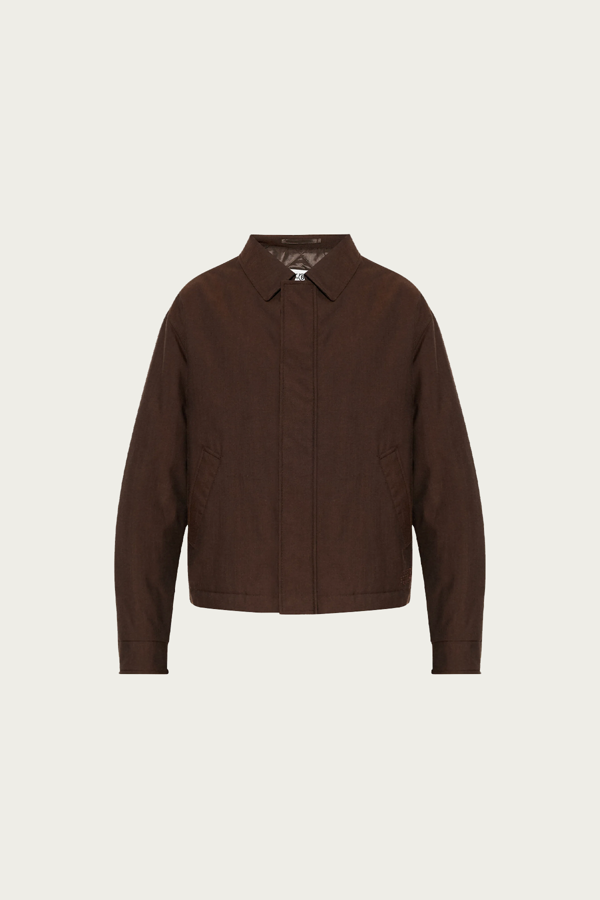 MM6 Maison Margiela - Two-Way Zip Blouson - Chocolate Brown - Canoe Club