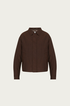 MM6 Maison Margiela - Two-Way Zip Blouson - Chocolate Brown - Canoe Club