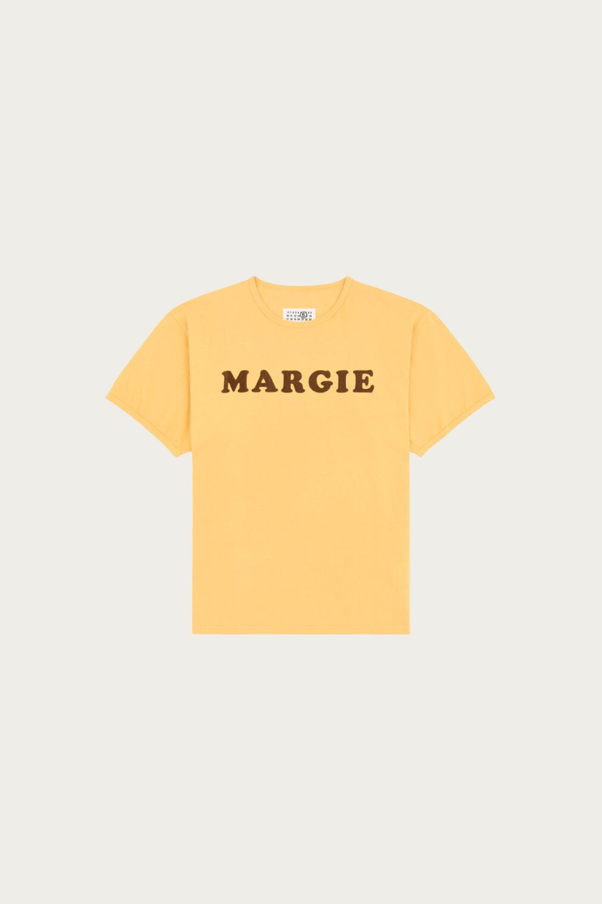 MM6 Maison Margiela - Vintage Jersey "Margie" T-Shirt - Yellow - Canoe Club