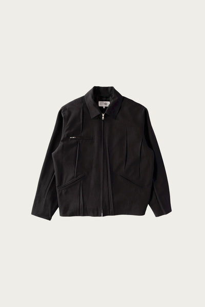 MM6 Maison Margiela Zip Jacket | Black | Canoe Club