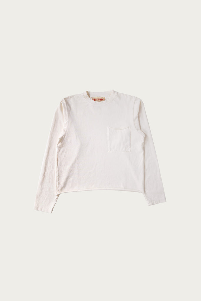 Monostereo - LS Raw Hem Tee - Cloud - Canoe Club