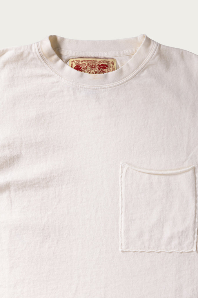 Monostereo - LS Raw Hem Tee - Cloud - Canoe Club