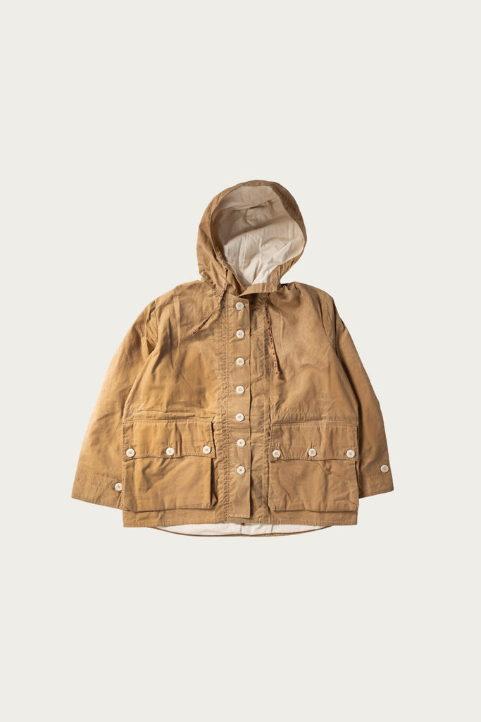 Monostereo - "I Found This" Waxed Parka - Tan - Canoe Club