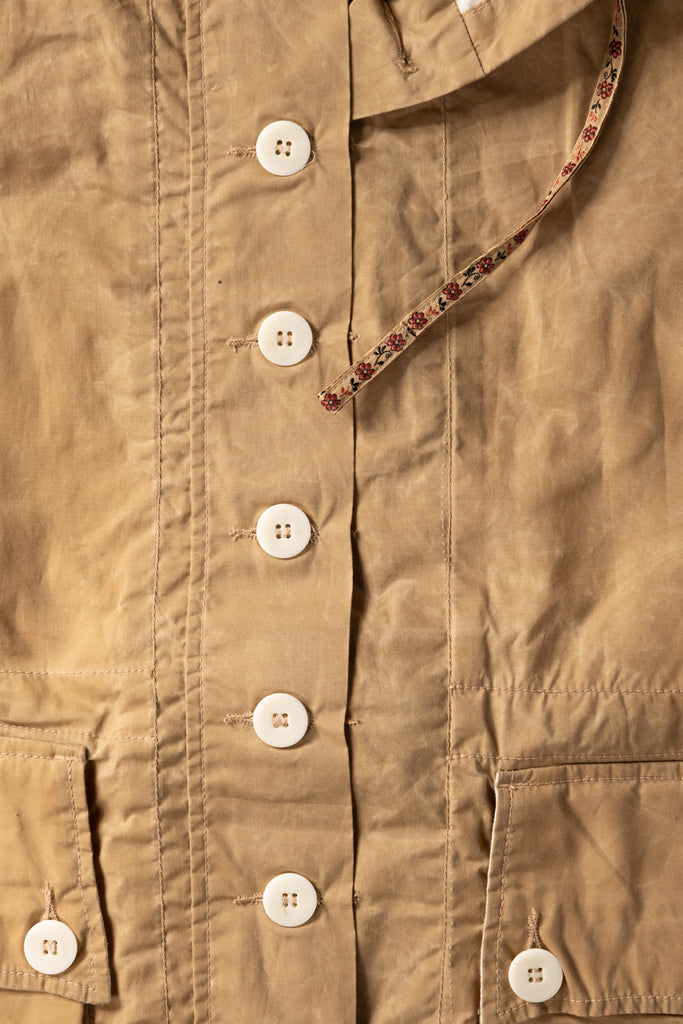 Monostereo - "I Found This" Waxed Parka - Tan - Canoe Club
