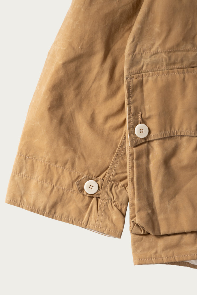 Monostereo - "I Found This" Waxed Parka - Tan - Canoe Club