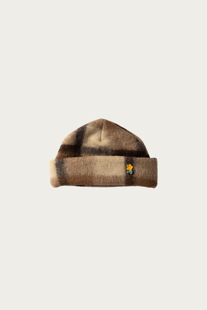 Monostereo - Barn Beanie - Brown Plaid - Canoe Club