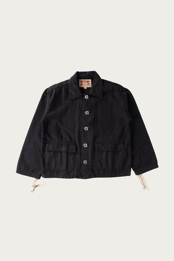 Monostereo - Community of Lovers Hemp Jacket - Washed Black - Canoe Club