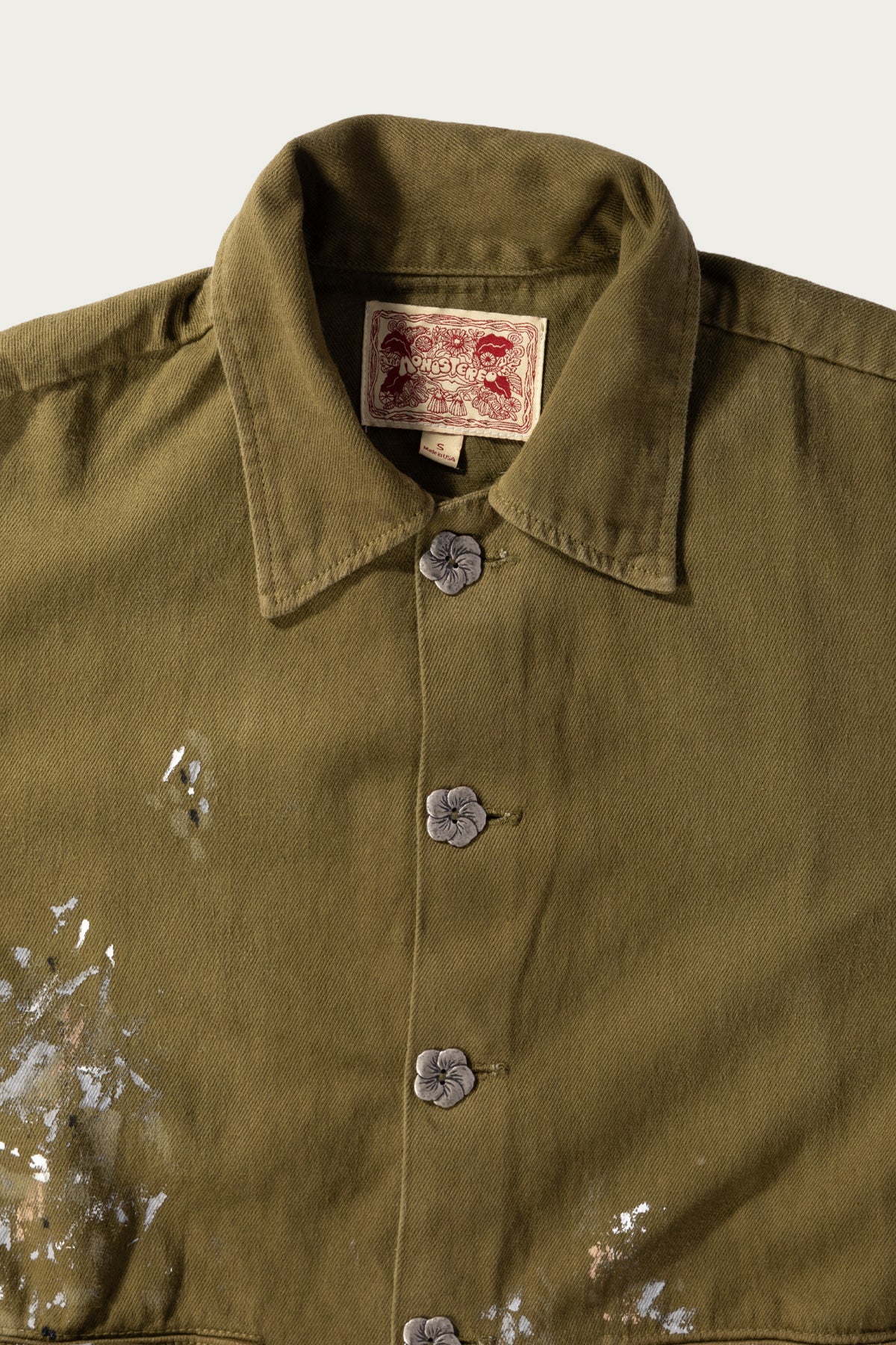 Monostereo - Jenny's Painting Jacket - Mustard Green - Canoe Club