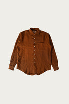 Monostereo - Ocean Pool Cotton Linen LS Shirt - Suede Brown - Canoe Club