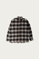 Monostereo - Off In The Sunset Shirt - Washed Black Plaid - Canoe Club
