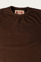 Monostereo - On The Farm Raw Hem Tee - Cocoa - Canoe Club