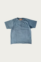Monostereo - On The Farm Raw Hem Tee - High Tide Blue - Canoe Club