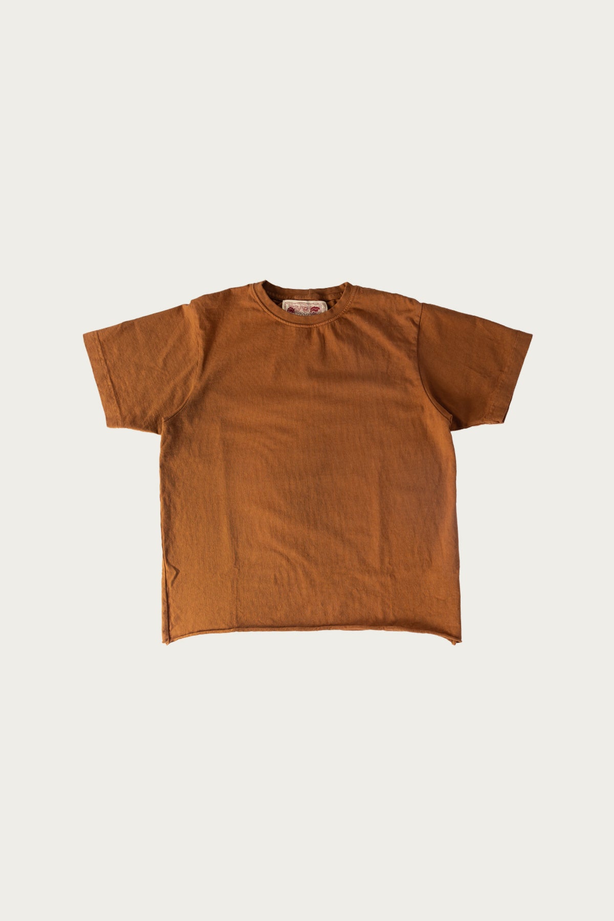 Monostereo - On The Farm Raw Hem Tee - Suede Brown - Canoe Club