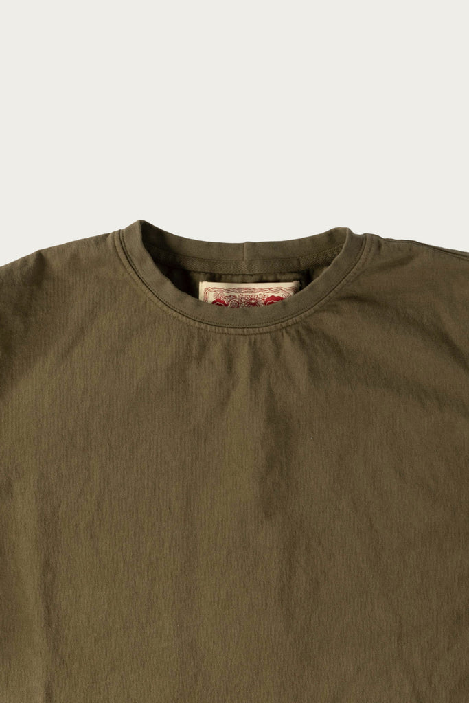 Monostereo - On The Farm Raw Hem Tee - Swamp - Canoe Club