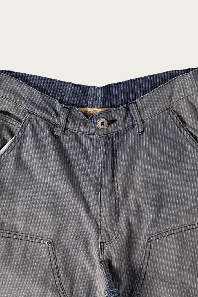 Monostereo - Railroad Double Front Work Pant - Blue - Canoe Club