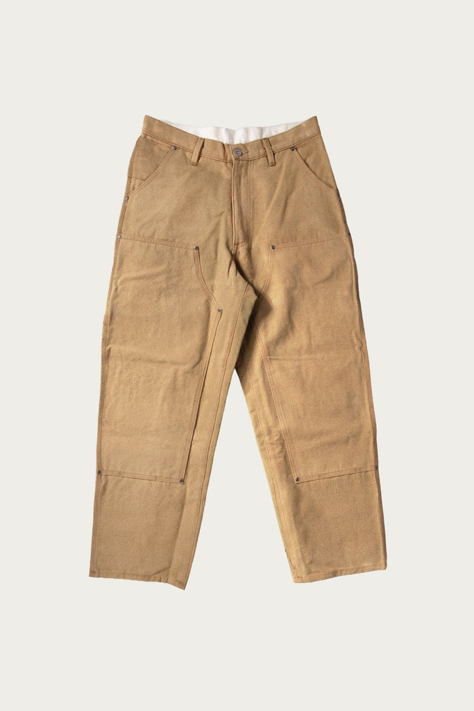 Monostereo - Suede Paint Work Pant - Brown - Canoe Club