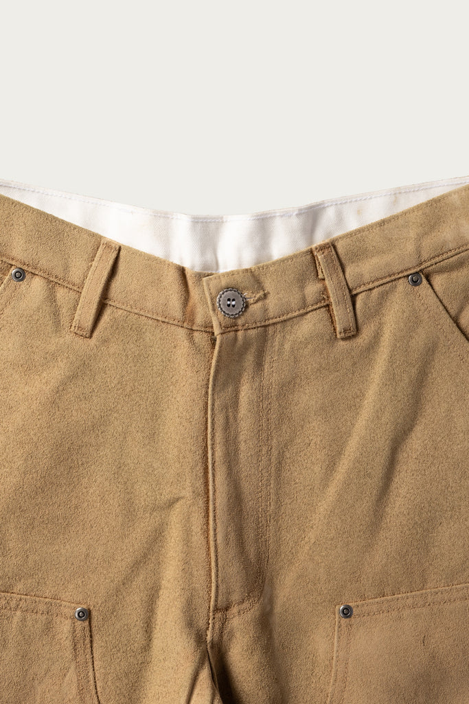 Monostereo - Suede Paint Work Pant - Brown - Canoe Club