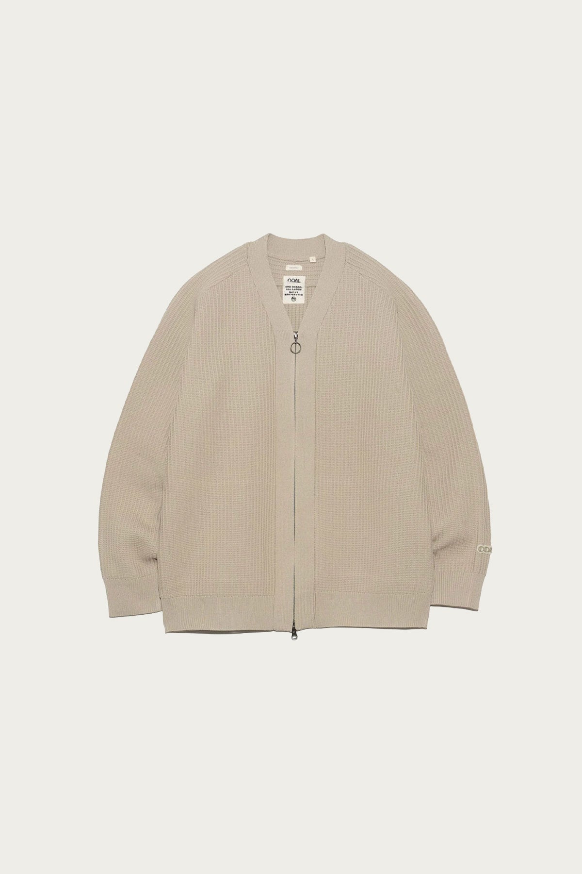 nanamica - 5G Zip Cardigan - Ivory - Canoe Club