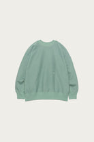 nanamica - Crew Neck Sweat - Coral Green - Canoe Club