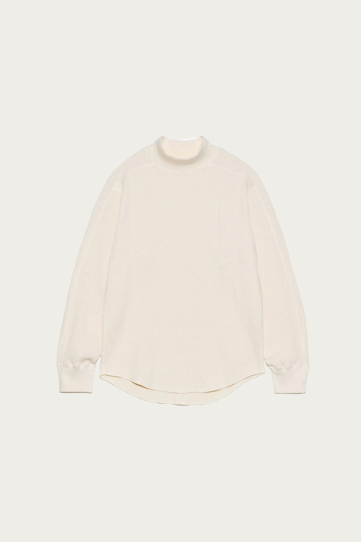 nanamica - Mock Neck Thermal Sweat - Natural - Canoe Club