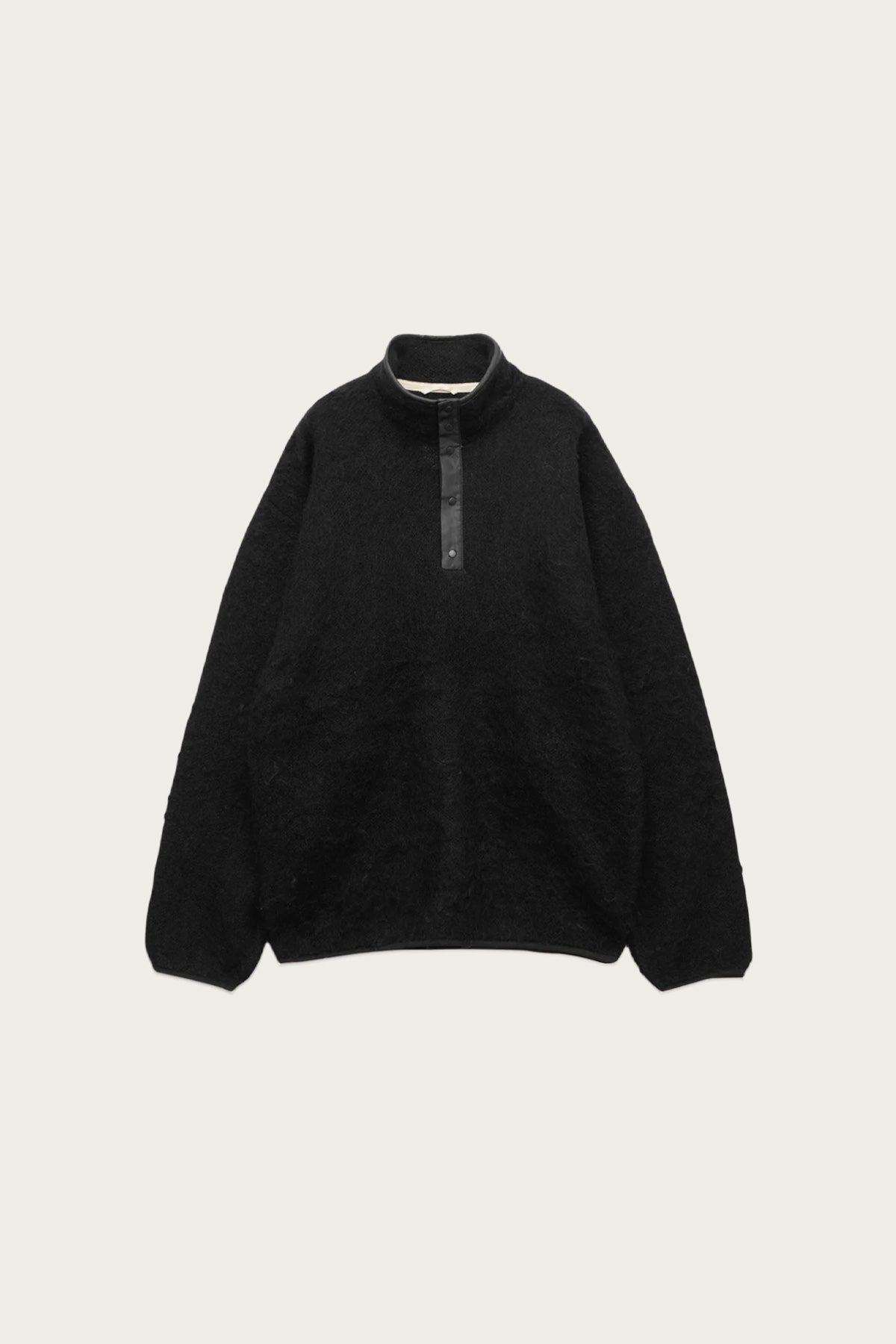 nanamica - Pullover Mohair Sweater - Black - Canoe Club