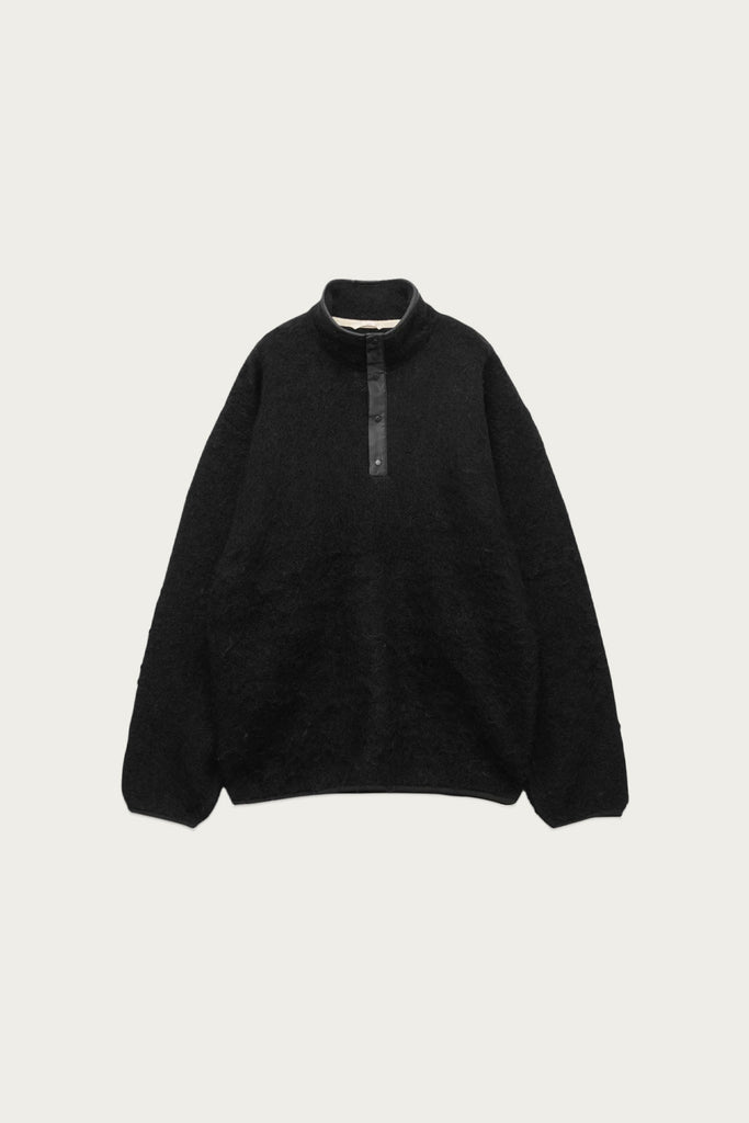 nanamica - Pullover Mohair Sweater - Black - Canoe Club