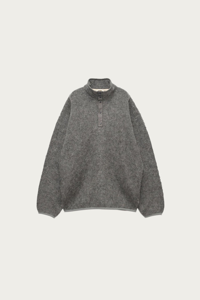 nanamica - Pullover Mohair Sweater - Heather Grey - Canoe Club
