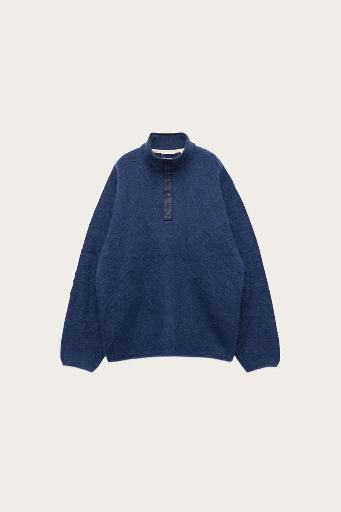 nanamica - Pullover Mohair Sweater - Navy - Canoe Club