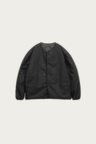 nanamica - Reversible Down Cardigan - Black - Canoe Club