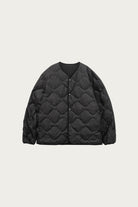 nanamica - Reversible Down Cardigan - Black - Canoe Club