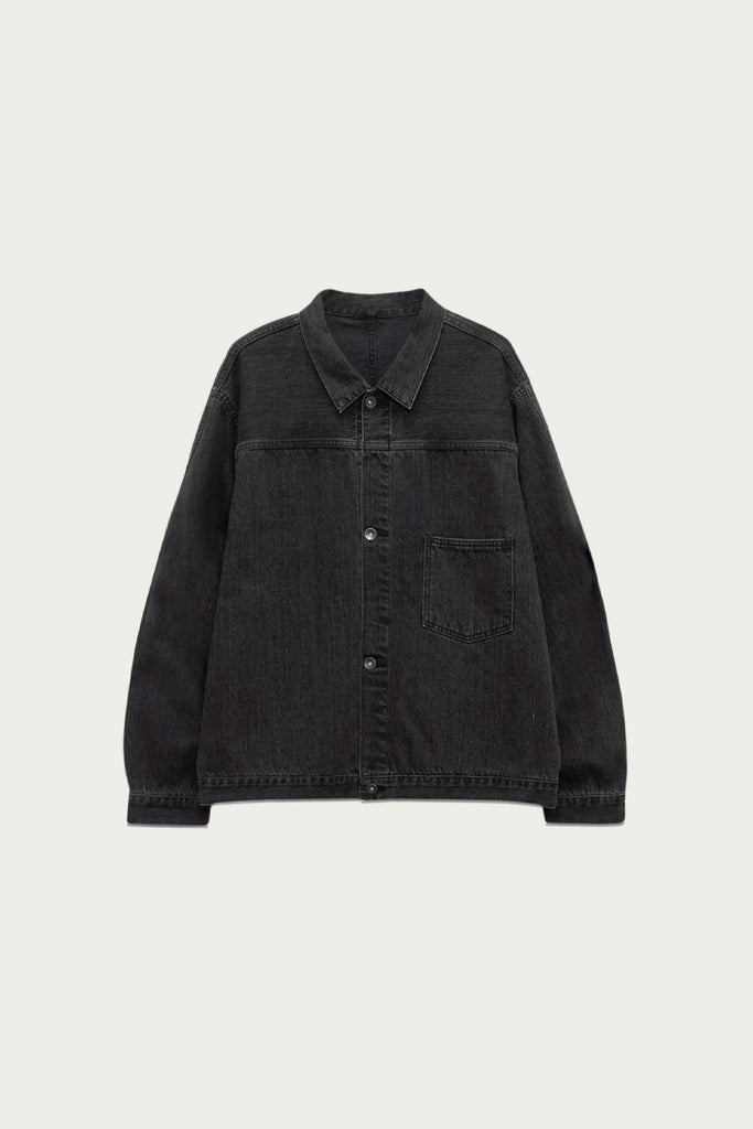 nanamica - Short Denim Jacket - Grey - Canoe Club