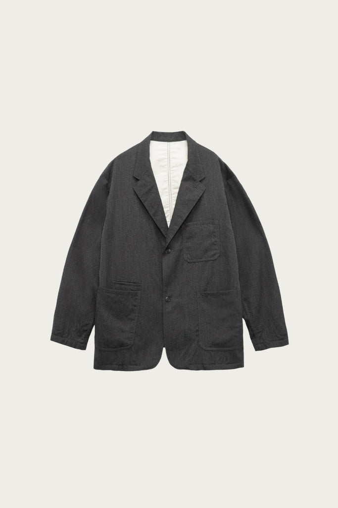 nanamica - Wool Gabardine Club Jacket - Charcoal - Canoe Club