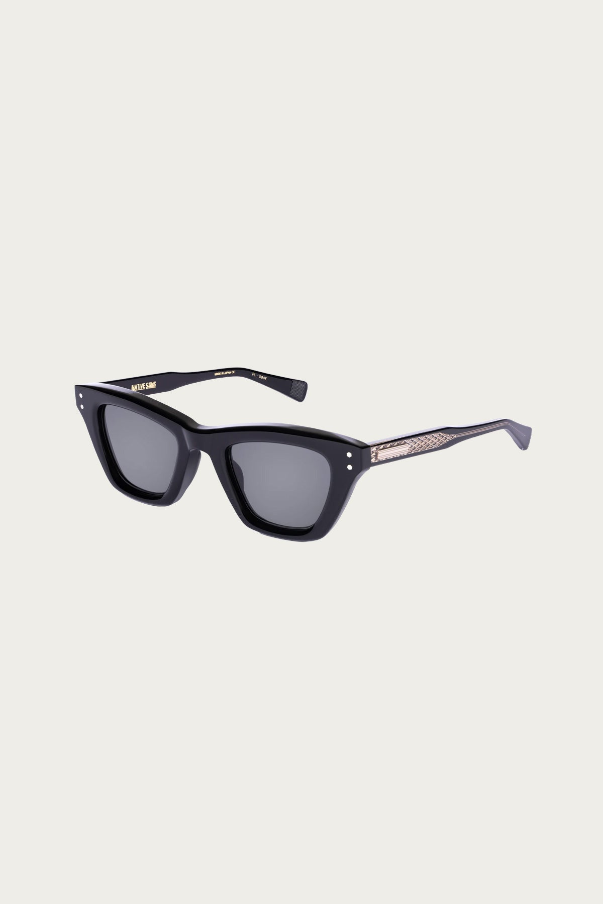 Native Sons Eyewear - Conn - Black/Dark Grey - Canoe Club