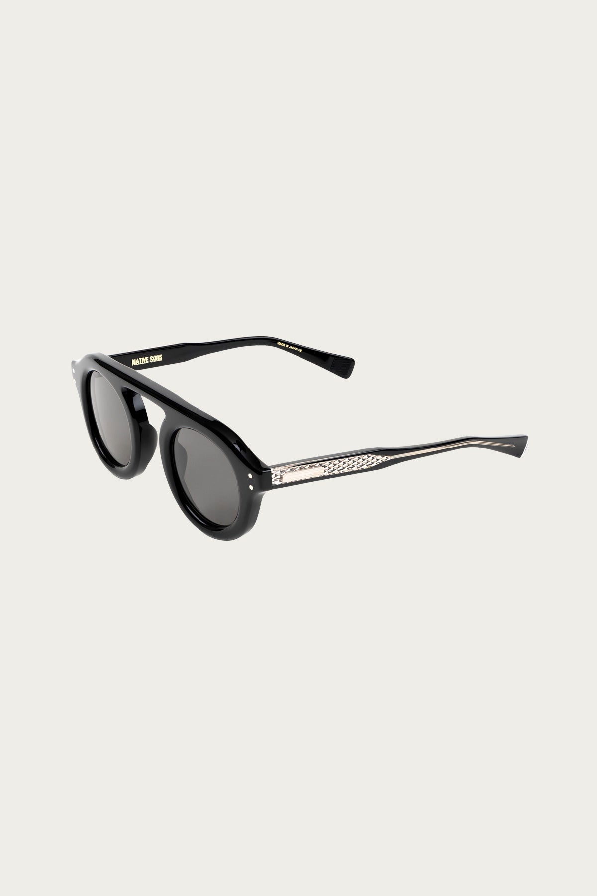 Native Sons Eyewear - Oppie - Black/Dark Grey - Canoe Club
