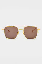 Native Sons Eyewear - Raylan EXP Chocolate Brown Lens - 16K Gold - Canoe Club