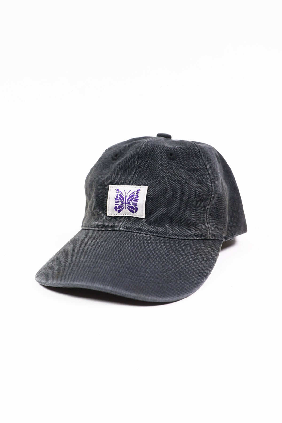 Needles - 16oz Cotton Canvas Workers Cap - Black - Canoe Club