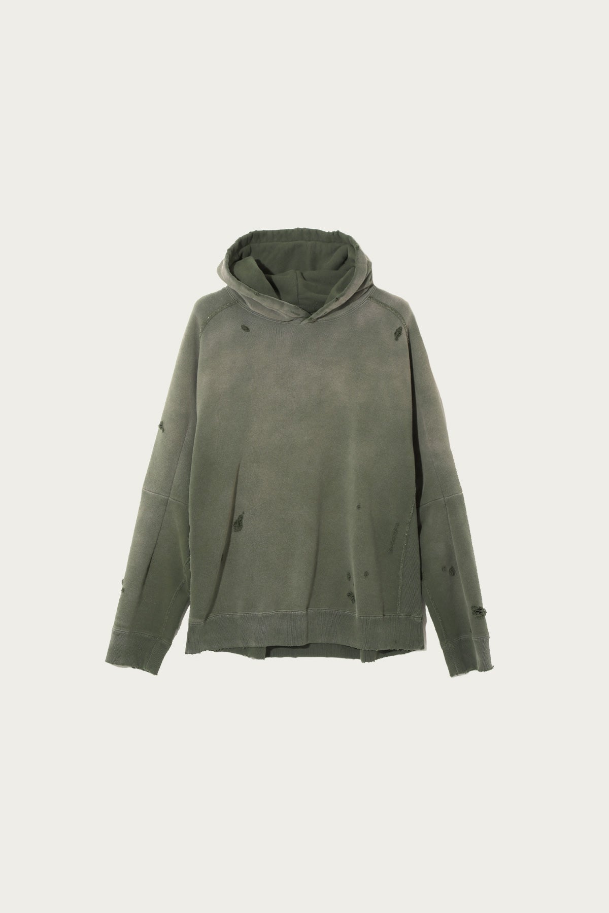 Needles - Darts Sweats French Terry Hoodie - Olive - Canoe Club