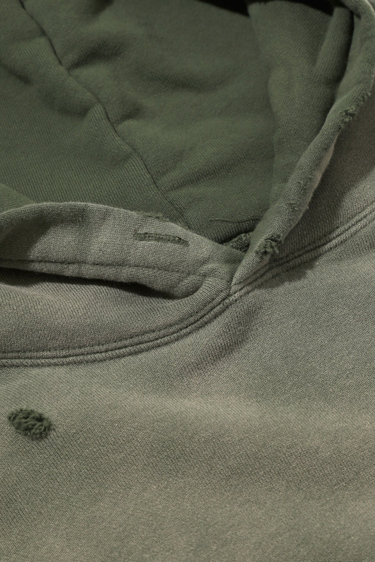 Needles - Darts Sweats French Terry Hoodie - Olive - Canoe Club