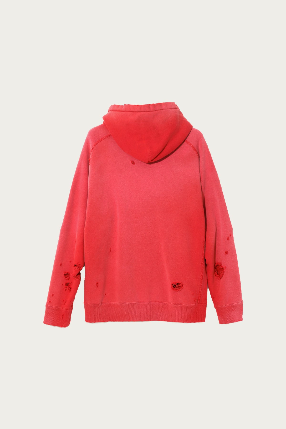 Needles - Darts Sweats French Terry Hoodie - Red - Canoe Club