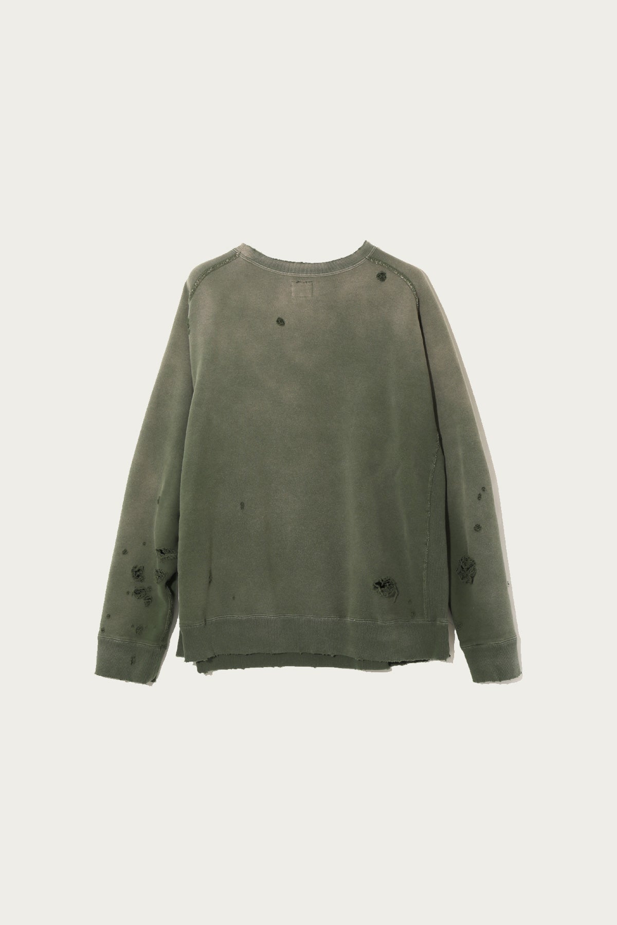 Needles - Darts French Terry Sweat Shirt - Olive - Canoe Club