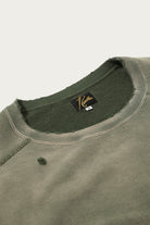Needles - Darts French Terry Sweat Shirt - Olive - Canoe Club