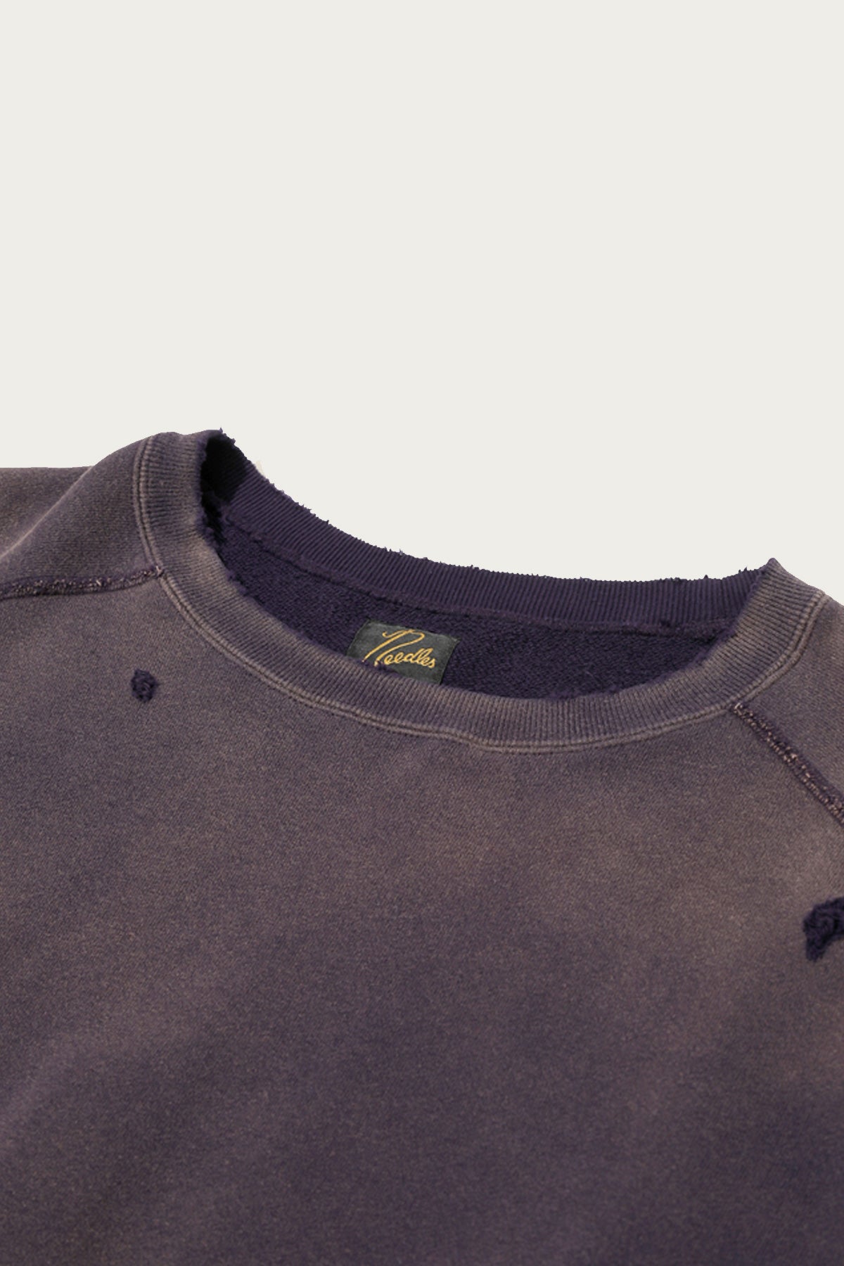 Needles - Darts French Terry Sweat Shirt - Purple - Canoe Club