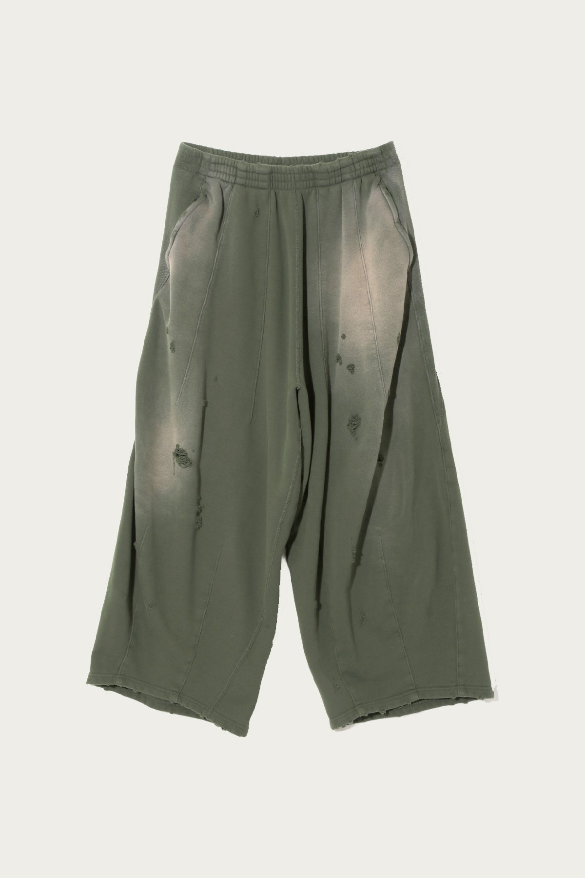 Needles - Darts H.D. French Terry Sweatpant - Olive - Canoe Club