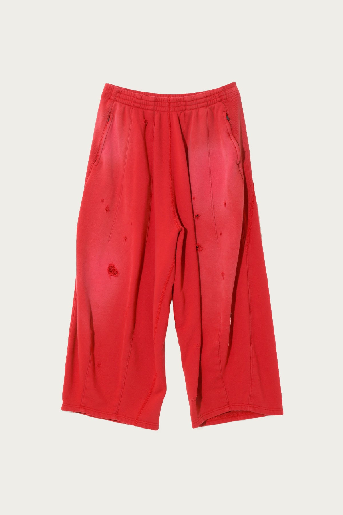 Needles - Darts H.D. French Terry Sweatpant - Red - Canoe Club
