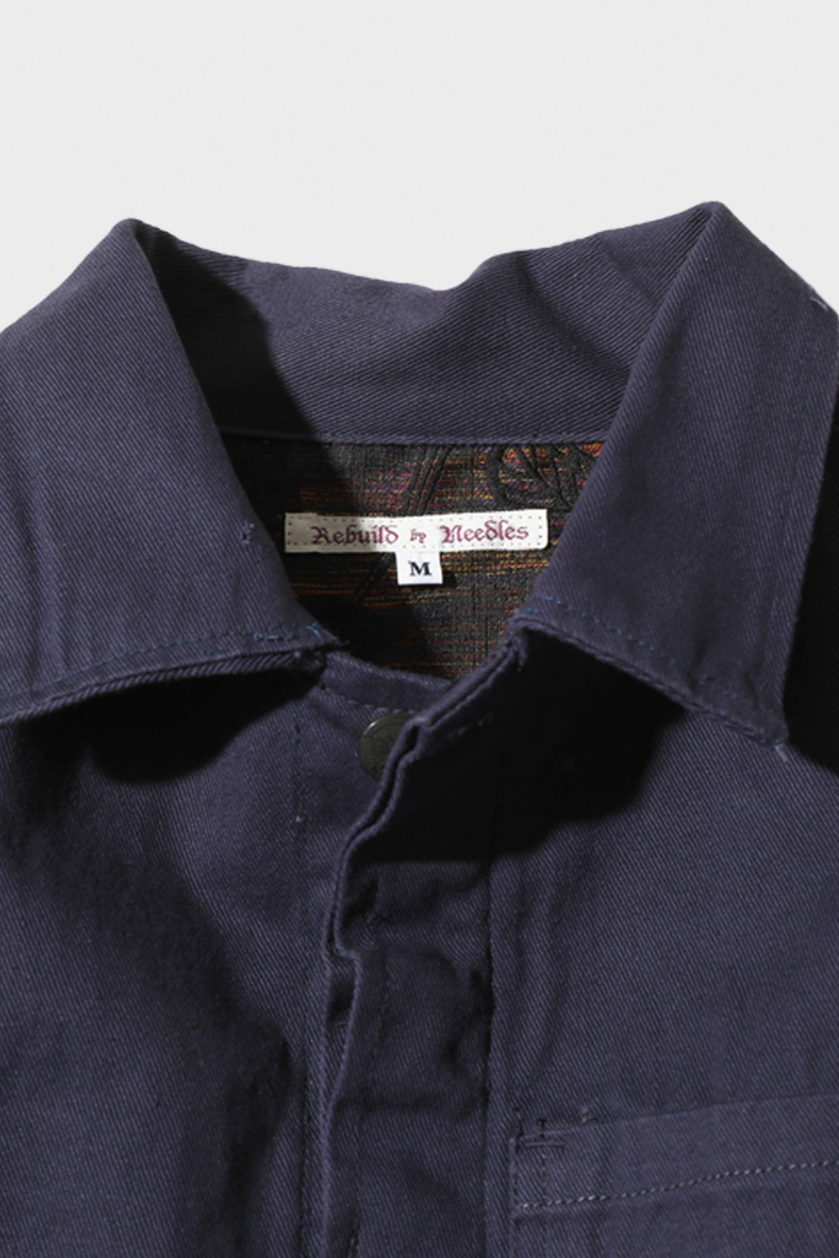 Needles - Euro Work Jacket/Covered Jacket - Navy - Canoe Club