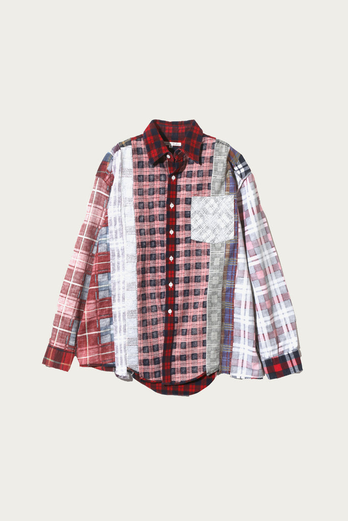 Needles - Flannel Shirt/7 Cuts Shirt - Inside-Out - Canoe Club