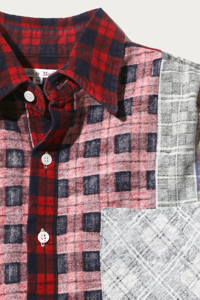 Needles - Flannel Shirt/7 Cuts Shirt - Inside-Out - Canoe Club