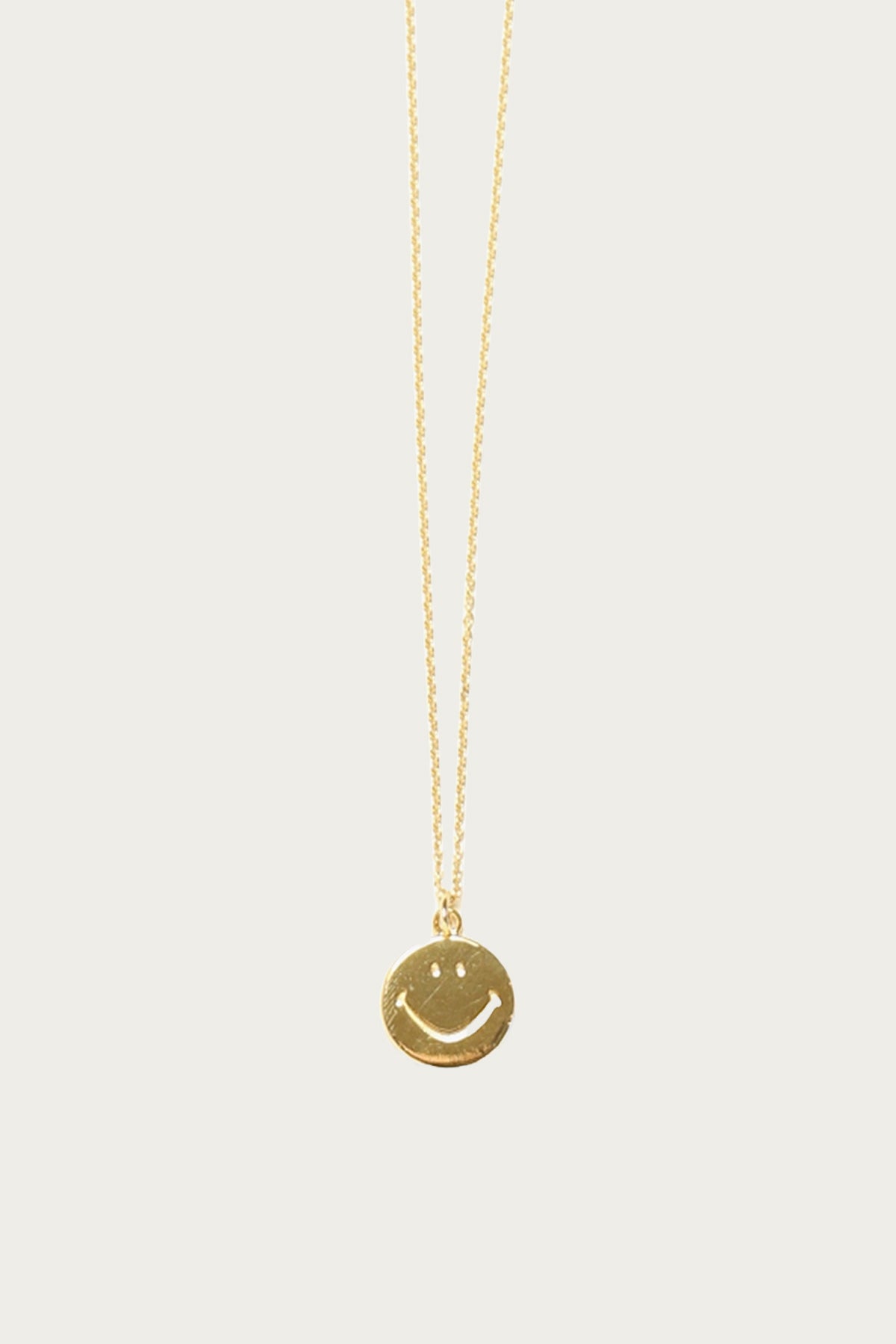 Needles - Gold Plate Pendant - Smile - Canoe Club