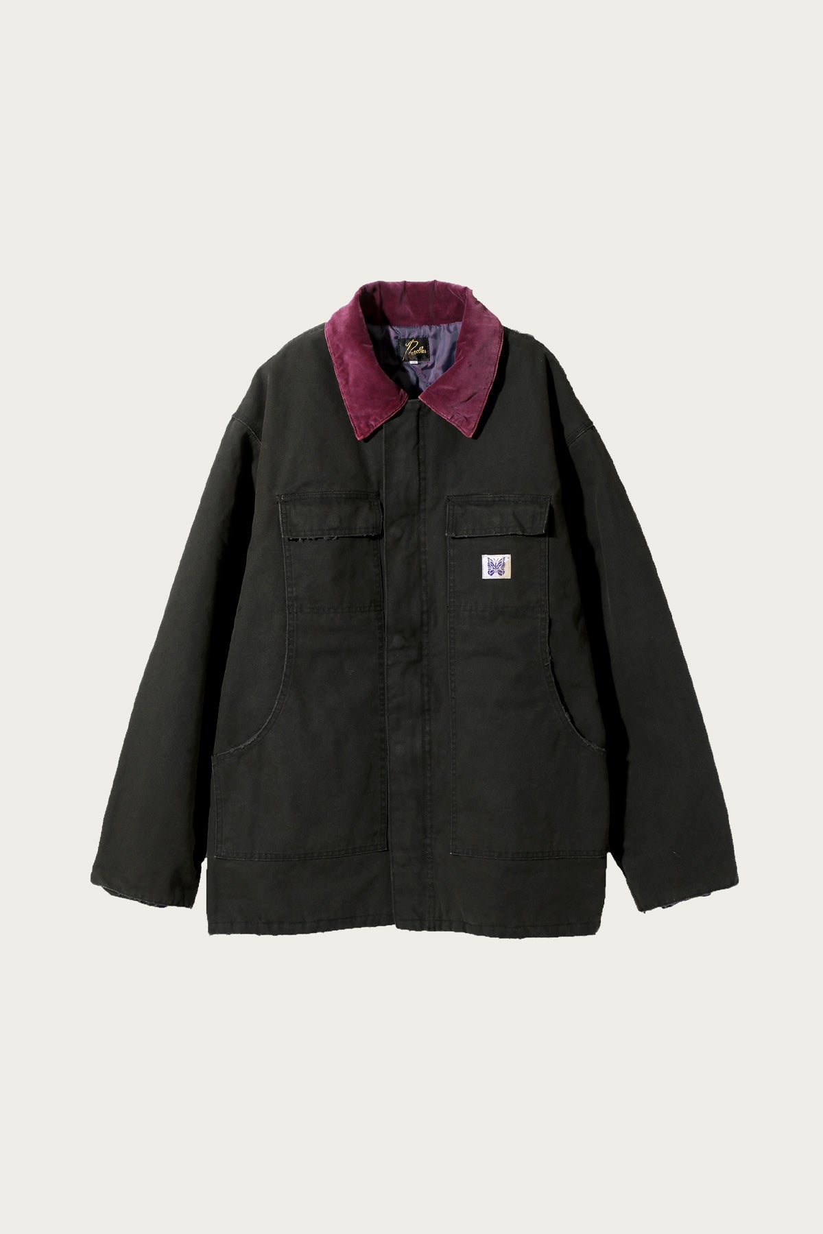 Needles - Lumberjack Coat - Black 11oz Cotton Oxford - Canoe Club